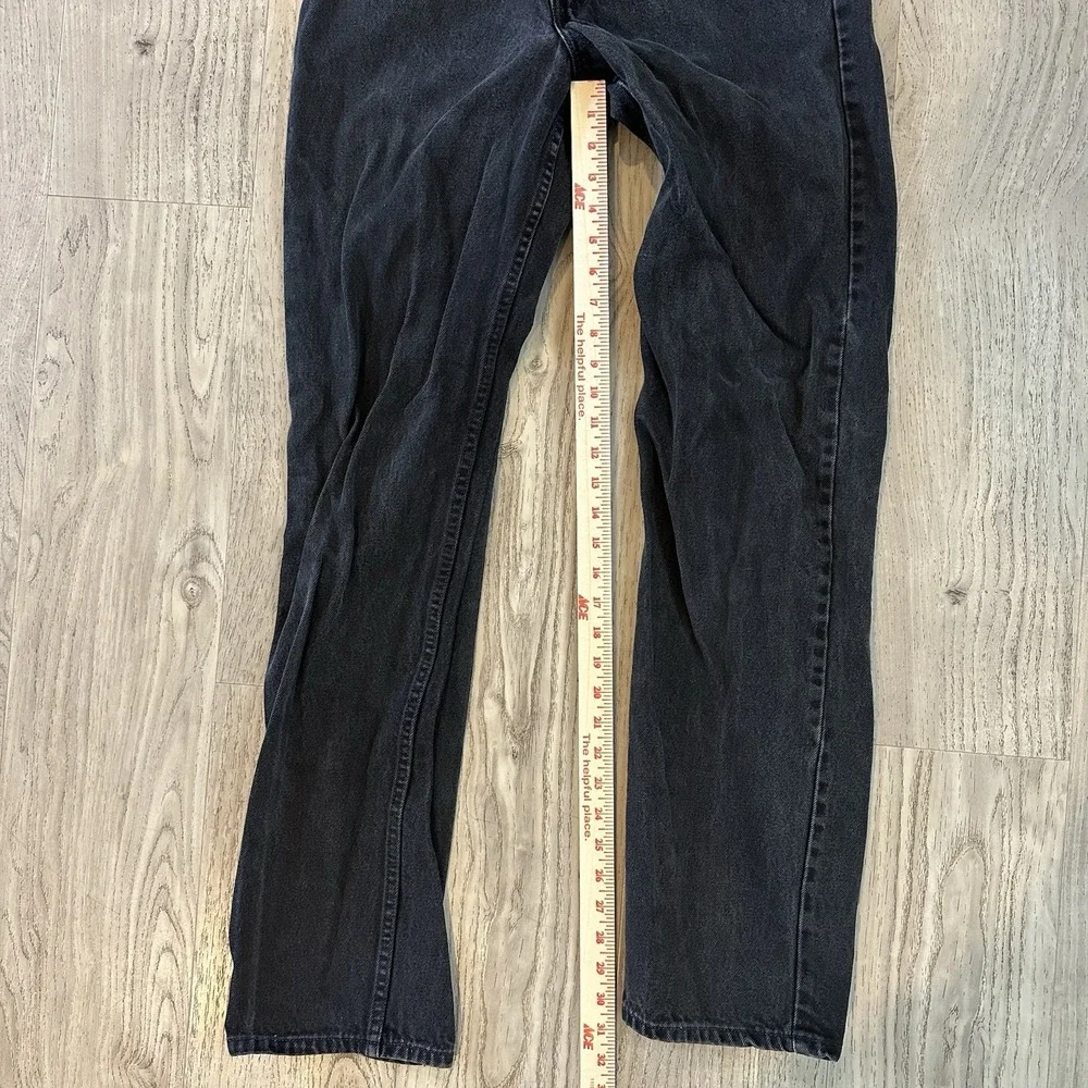 Vintage Levis ‎ 550 Jeans Mens 33x34 Black Denim Orange Tab 90s USA Made